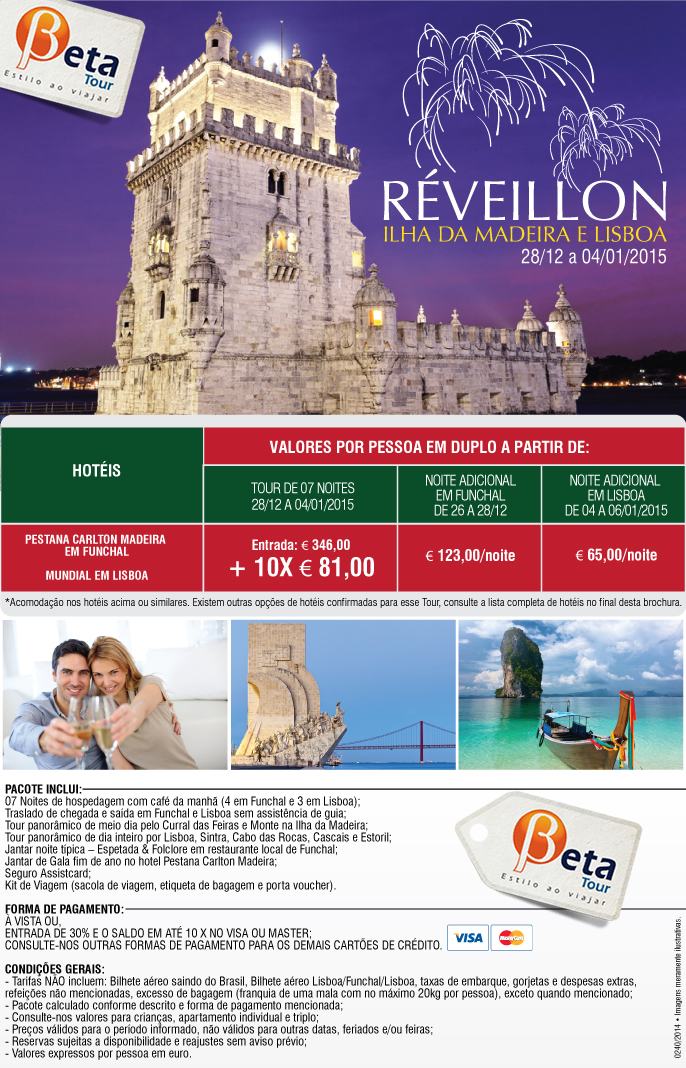 ILHA DA MADEIRA E LISBOA